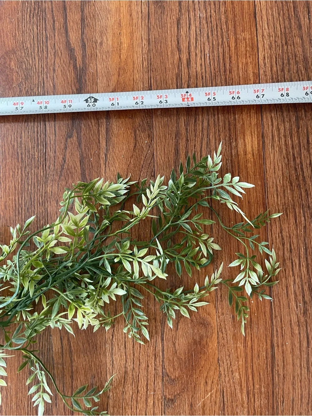 Faux Hanging Greenery Garland